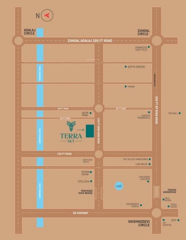  terra sky Location Plan