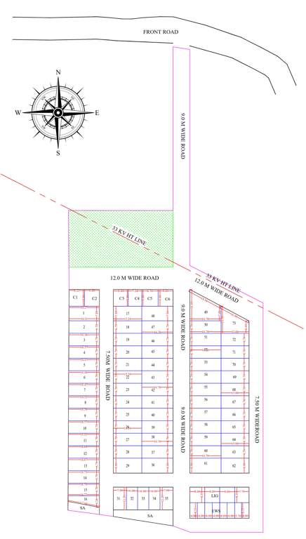 anand residency Layout Plan