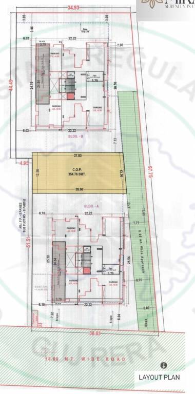 prestige mirana Layout Plan