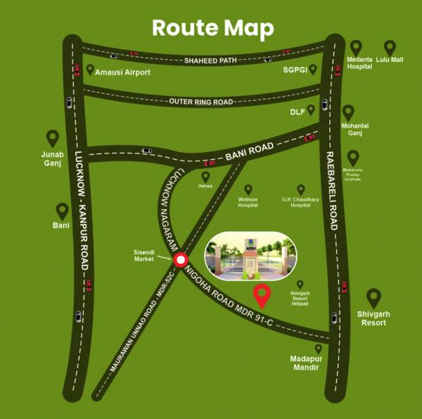  arsh-enclave Location Plan