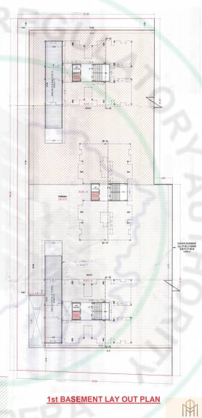  prestige-milaar Tower A B C Cluster Plan for basement Floor