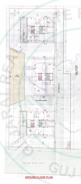  prestige-milaar Tower A B C Cluster Plan for ground Floor