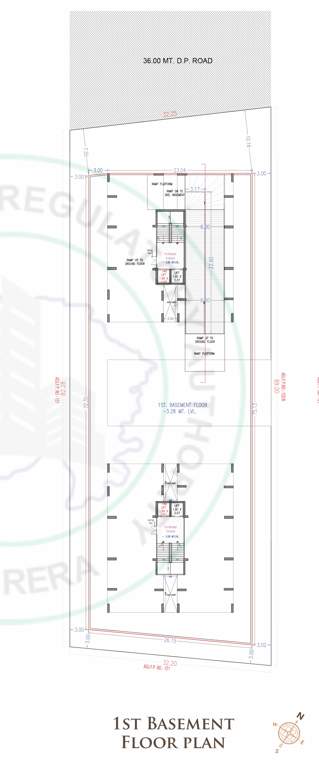  palm excellencia Block B Cluster Plan for Basement Plan