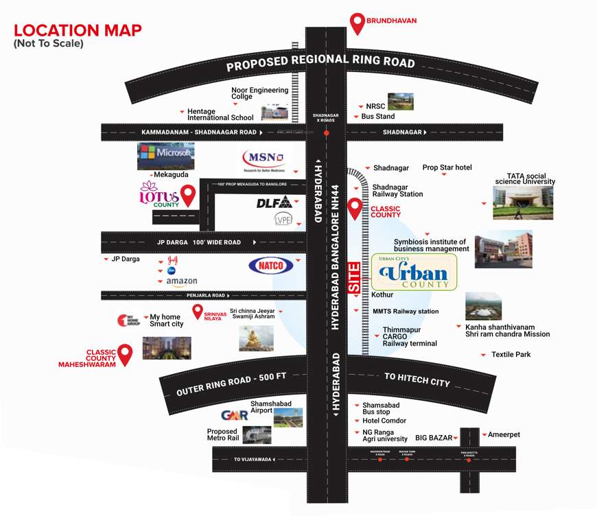  county Location Plan