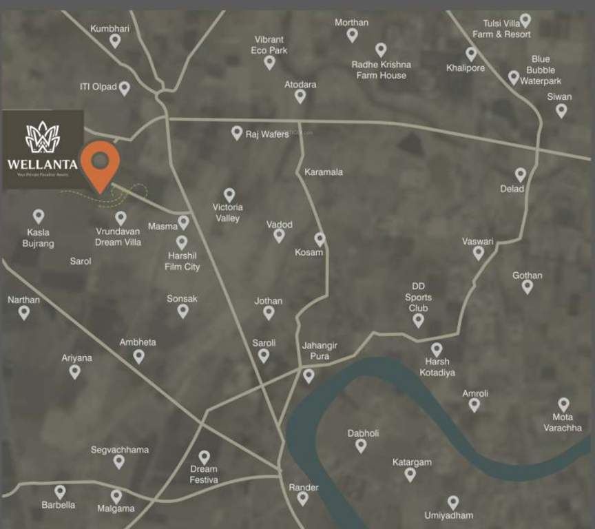  wellanta villa Location Plan