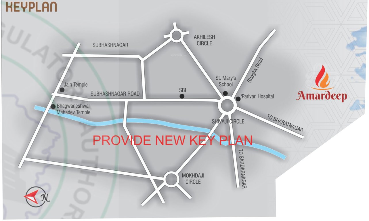 amardeep heights Location Plan