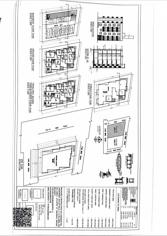  vaishnavii residency i Layout Plan