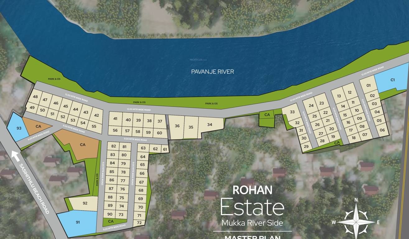rohan estate mukka Master Plan