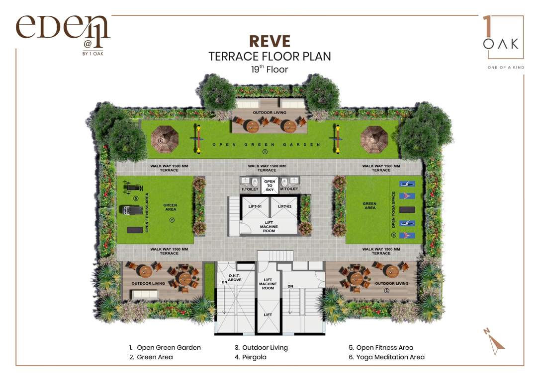  eden at 1 Tower  01 Cluster Plan for 19th Floor