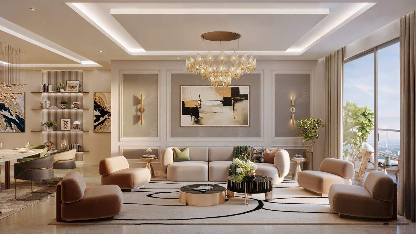  eden at 1 Living Area