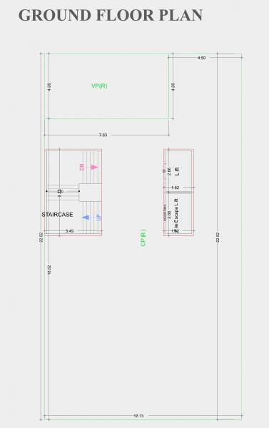 Block A Cluster Plan for ground Floor shiv-shashank-apartment Block A Cluster Plan for ground Floor