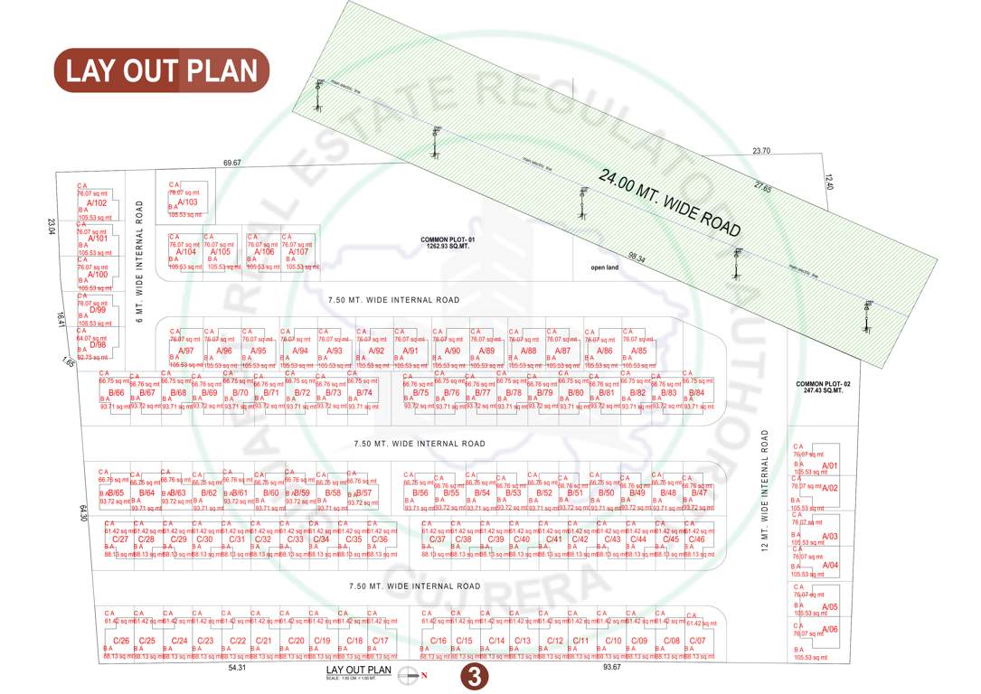  chandra villa Layout Plan