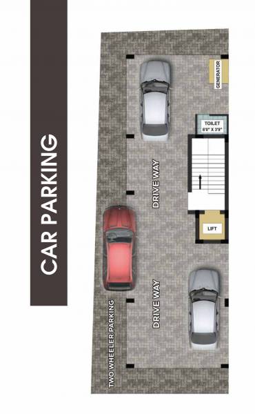  krishna-flats Krishna Flats Cluster Plan for ground Floor