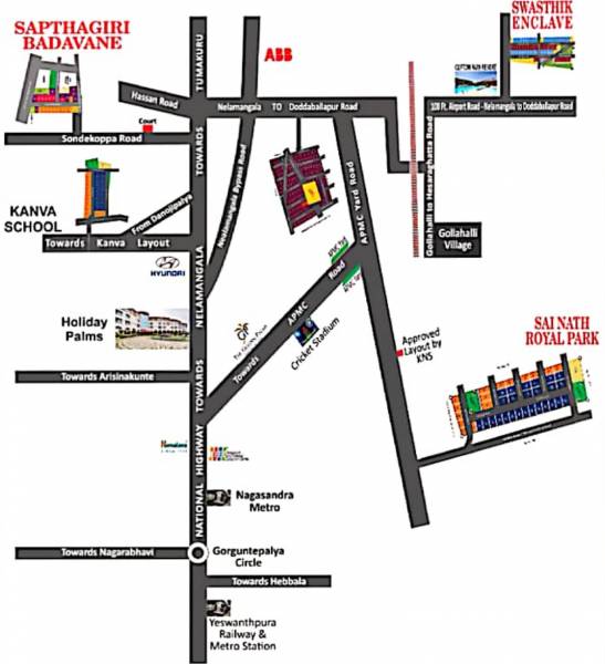  tirumala-enclave Location Plan
