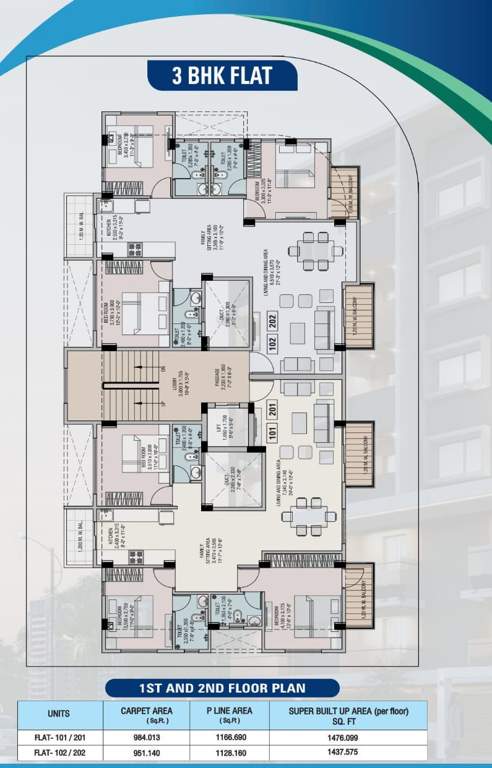  sai krupa Sai Krupa Cluster Plan from 1st to 2nd Floor