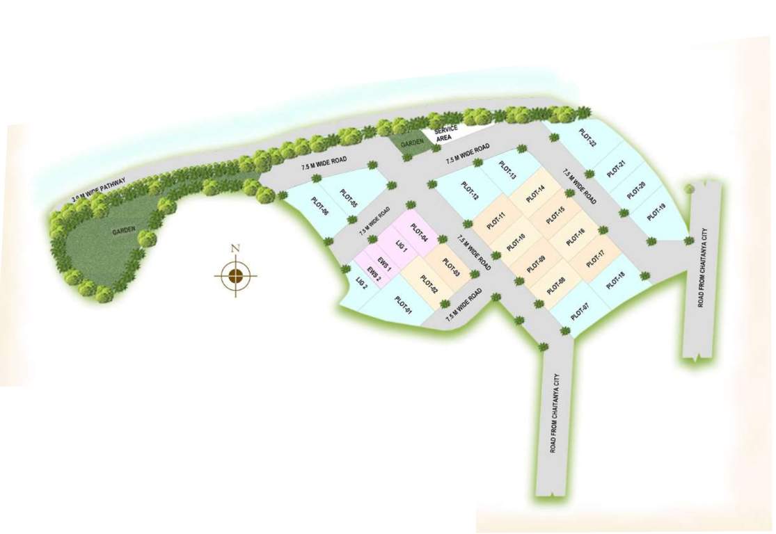  dada dhaniram vihar Layout Plan