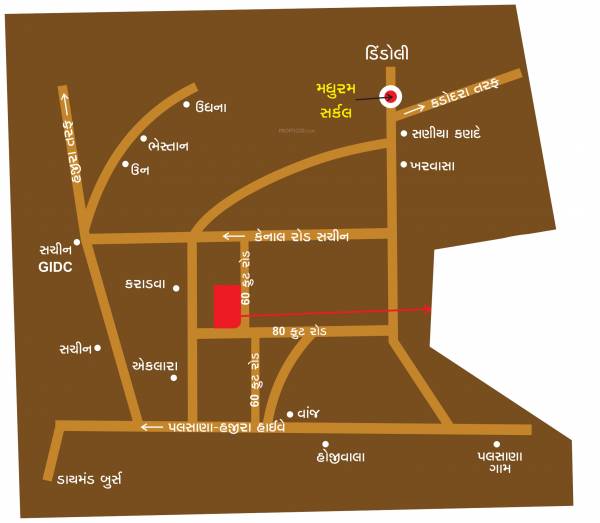  ayodhyapuram-residency Location Plan