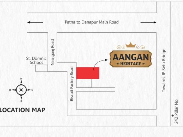 Location Plan aangan-heritage Location Plan