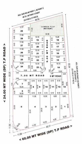  prathana-residency Layout Plan
