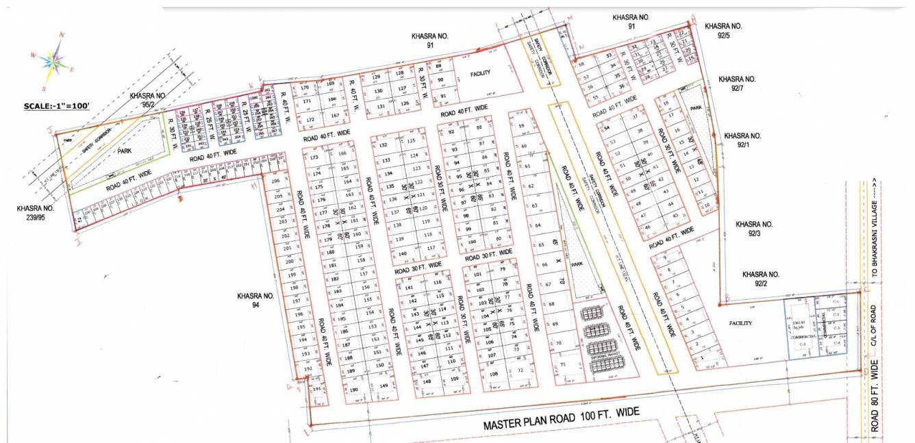  ashapurna nri phase x Layout Plan