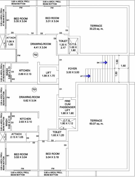 A Cluster Plan for 7th Floor divine-square A Cluster Plan for 7th Floor