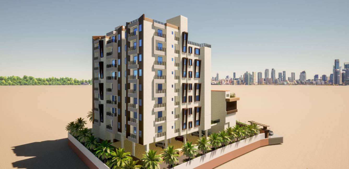 raj prabha apartment Elevation