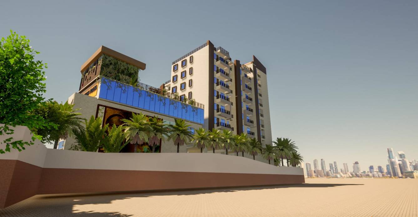 raj prabha apartment Elevation