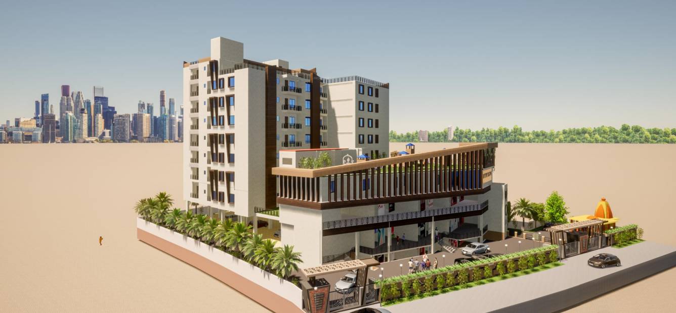 raj prabha apartment Elevation