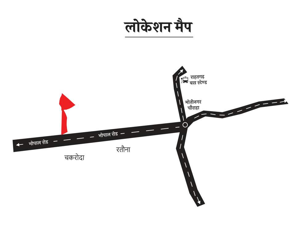  kalpdham galaxy Location Plan