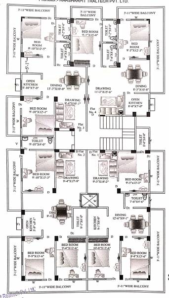 S K Tower Cluster Plan from 2nd to 4th Floor s-k-tower S K Tower Cluster Plan from 2nd to 4th Floor