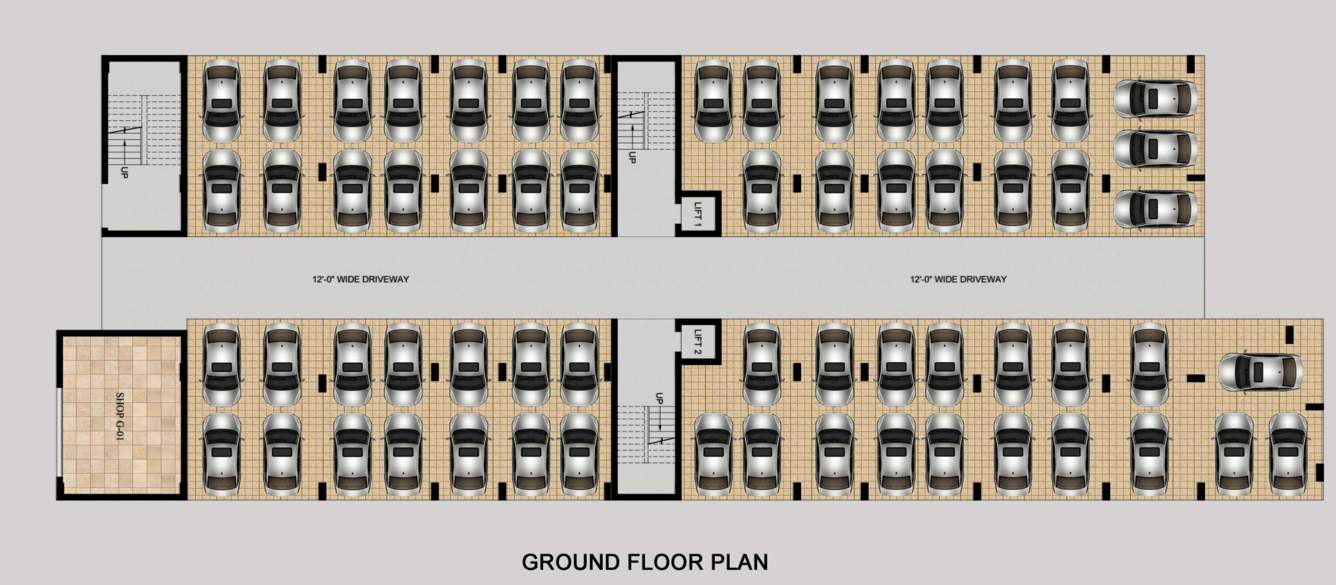  sushila griham heights Sushila Griham Heights Cluster Plan for ground Floor