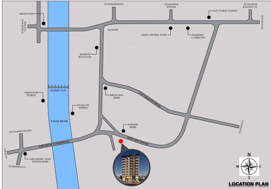  sushila griham heights Location Plan