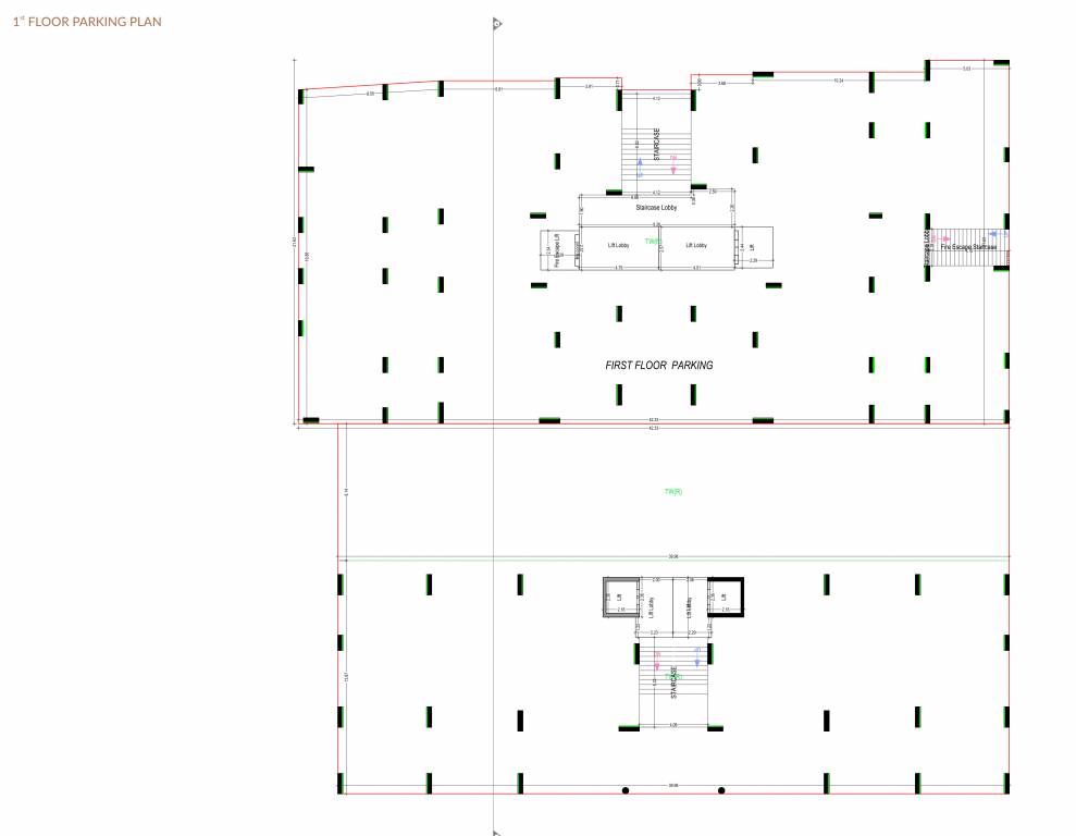  akshar swarnsrushti Tower A Cluster Plan for 1st Floor