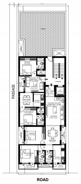  green-meadows Green Meadows Cluster Plan for 3rd Floor