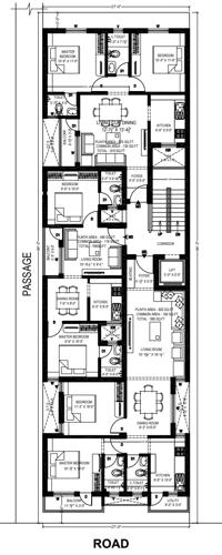  green-meadows Green Meadows Cluster Plan from 1st to 2nd Floor