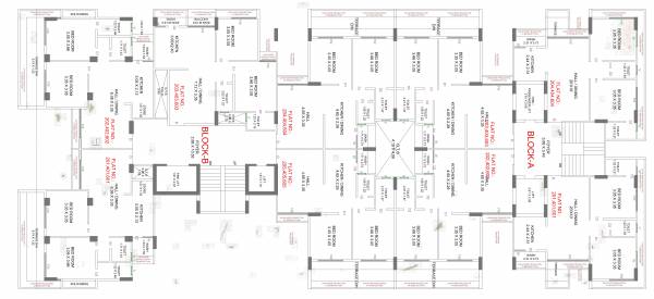 Block A Cluster Plan from 2,4,6th Floor avadh Block A Cluster Plan from 2,4,6th Floor