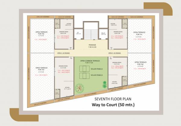  satyameva A Cluster Plan for 7th Floor