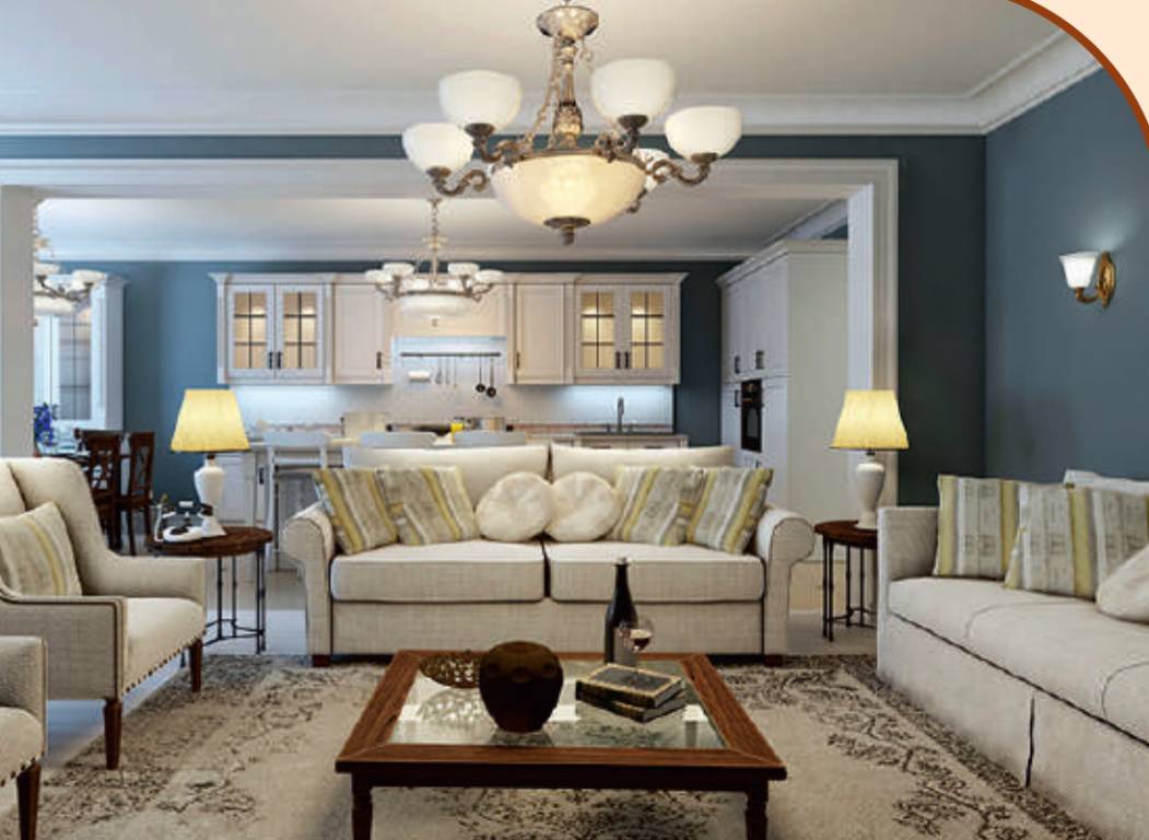  red stone enclave Living Area