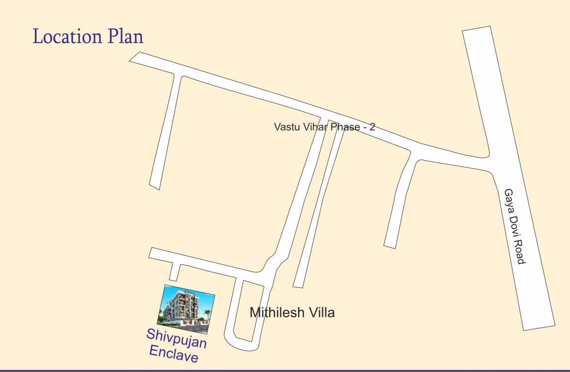  shivpujan enclave apartment Location Plan