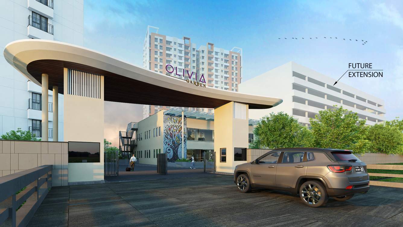  olivia garden Entrance Gate Security Cabin