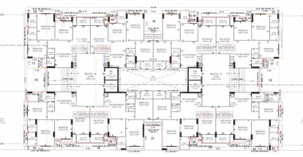  karma-elegance B & C Typical Cluster Plan