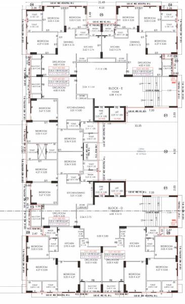  karma-elegance D & E Typical Cluster Plan