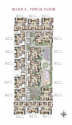 Solitaire Block A Cluster Plan from 1st to 16th Floor solitaire Solitaire Block A Cluster Plan from 1st to 16th Floor