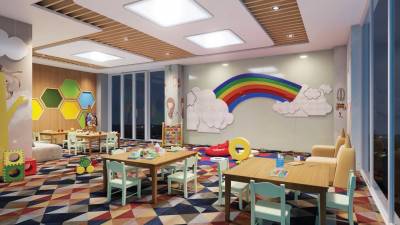 Children's play area solitaire Children's play area