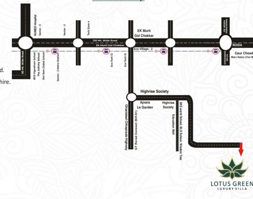 Location Plan lotus-green-luxury-villa Location Plan