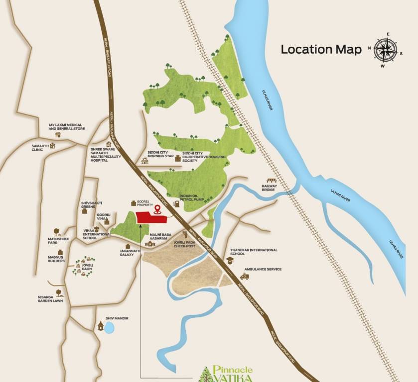  pinnacle vatika Location Plan