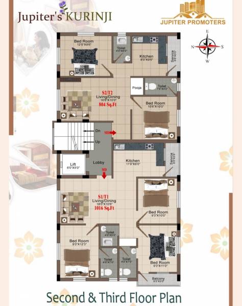  kurunji Kurunji Cluster Plan from 2nd to 3rd Floor