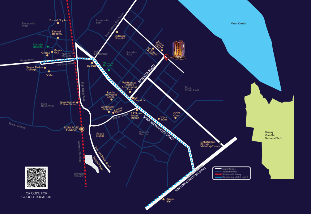 ramdev avighna sky Location Plan