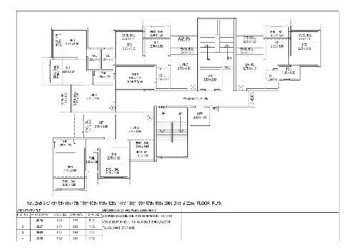  sukrya-heights Sukrya Heights Cluster Plan from 1st to 22th Floor
