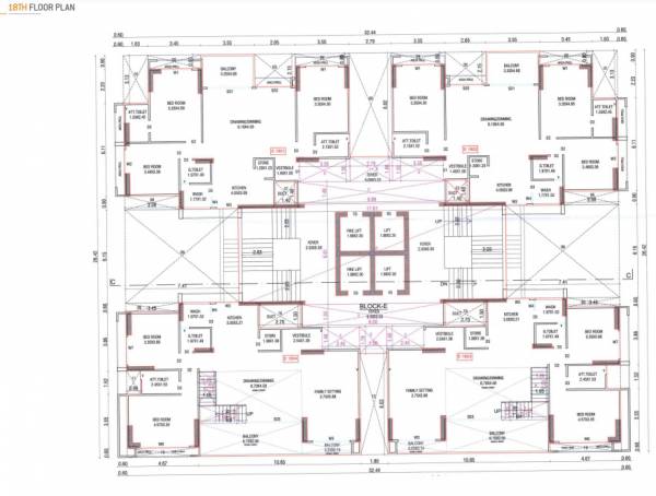 embrace-the-wind Tower E Cluster Plan for 18th Floor